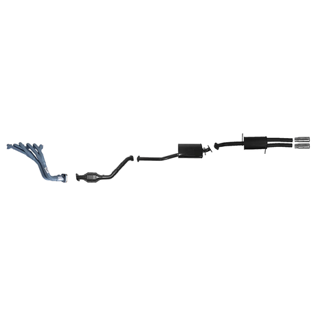 PACEMAKER EXTRACTORS, CAT & CATBACK EXHAUST SYSTEM FITS FORD FALCON BA BF FG 4.0L XL XLS UTE 10/2002-10/2016 (PP4490-07)