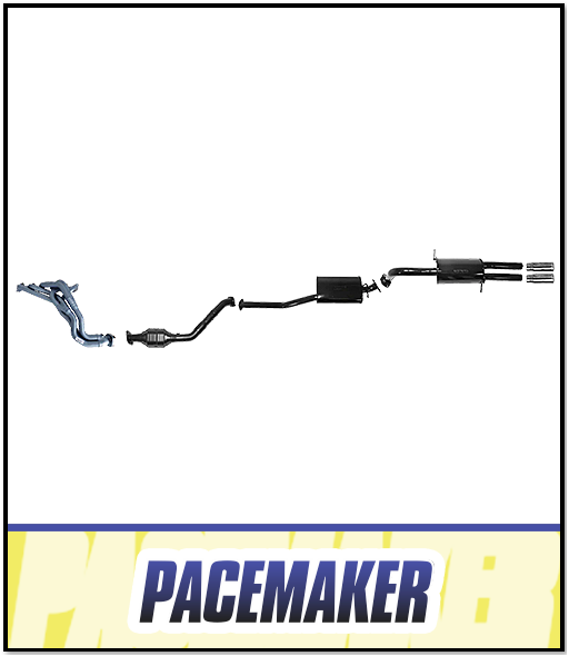 PACEMAKER EXTRACTORS, CAT & CATBACK EXHAUST SYSTEM FITS FORD FALCON BA BF FG 4.0L XL XLS UTE 10/2002-10/2016 (PP4495-02)