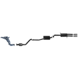 PACEMAKER EXTRACTORS, CAT & CATBACK EXHAUST SYSTEM FITS FORD FALCON BA BF FG 4.0L XL XLS UTE 10/2002-10/2016 (PP4495-02)