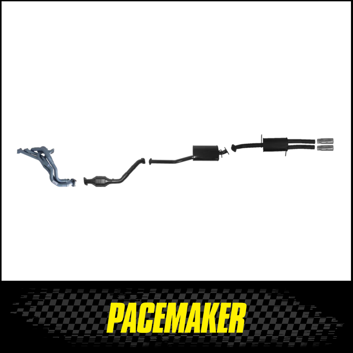 PACEMAKER EXTRACTORS, CAT & CATBACK EXHAUST SYSTEM FITS FORD FALCON BA BF FG 4.0L XR6 UTE 10/2002-10/2016 (PP4495-03)