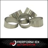 4" (101MM) X 90 DEGREE PIE CUT BEND 1.5D RADIUS BRUSHED 304 STAINLESS STEEL