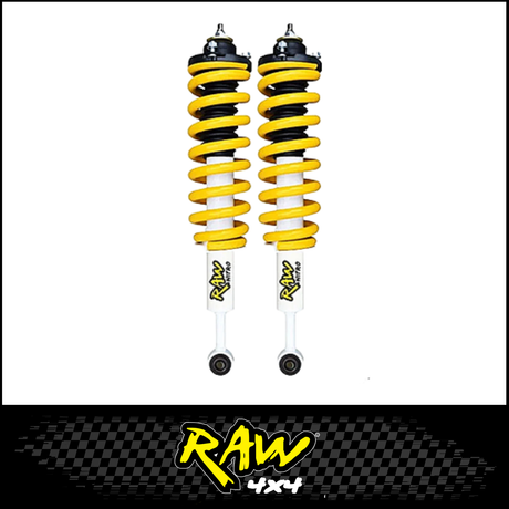 RAW 4X4 NITRO COMPLETE FRONT STRUTS (2" RAISED) TOYOTA HILUX KUN26R N70 2005-2015