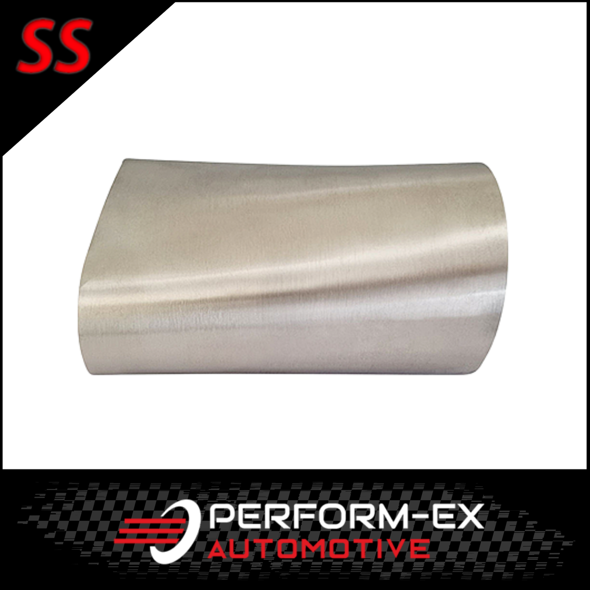 3.5" Stainless Steel Oval to Round Exhaust Adaptor Pipe (RD350-OV)