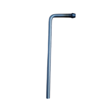 UNIVERSAL EXHAUST HANGER ROD 12MM X 300MM SINGLE HEAD 90° BEND STAINLESS STEEL