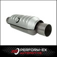 UNIVERSAL EURO 5 ROUND CAT CONVERTER - 2.5" (63MM) 400 CPSI WITH CENTRE O2 (SA5250R2C)