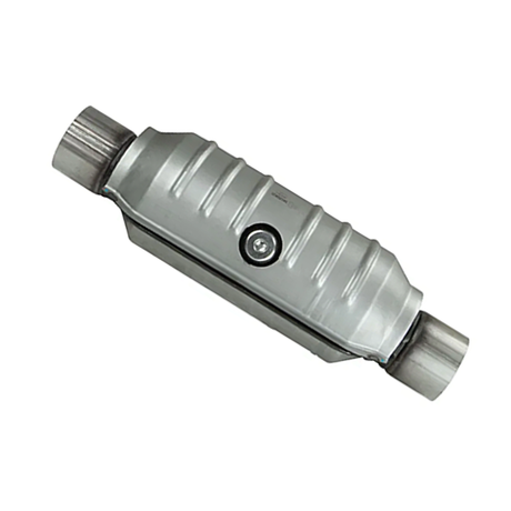 UNIVERSAL EURO 6 ROUND CAT CONVERTER - 2" (51MM) 400 CPSI WITH CENTRE O2 (SA6200R2C)