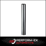CHROME EXHAUST STACK STRAIGHT CUT 5" OD X 72" (1830MM) LONG WITH PLAIN INLET (SPS5072)