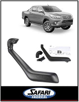 SAFARI SNORKEL KIT FITS TOYOTA HILUX GUN126R N80 2.8L TD 4CYL SR SR5 1/2015-ON (SS123HF)