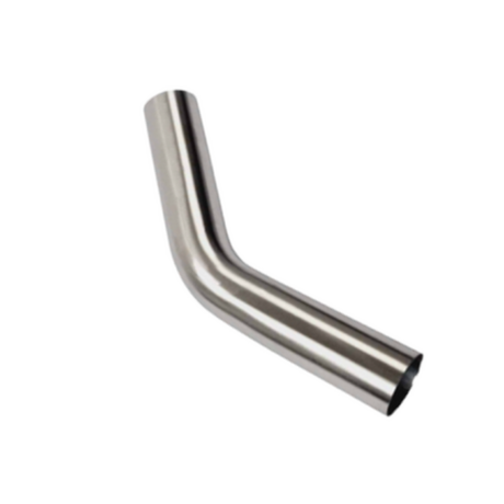 1.75" 44MM X 45 DEGREE MANDREL BEND 304 STAINLESS STEEL EXHAUST PIPE (SSB17545-304)
