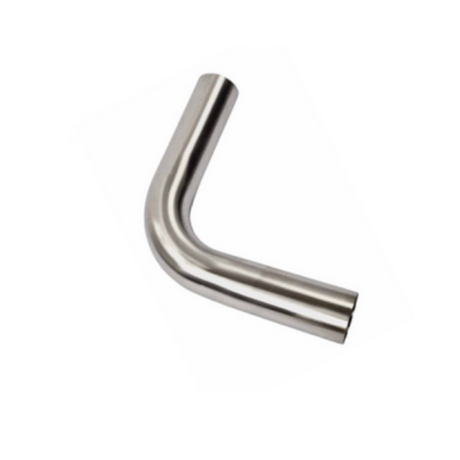 1.75" 44MM X 90 DEGREE MANDREL BEND 304 STAINLESS STEEL EXHAUST PIPE (SSB17590-304)