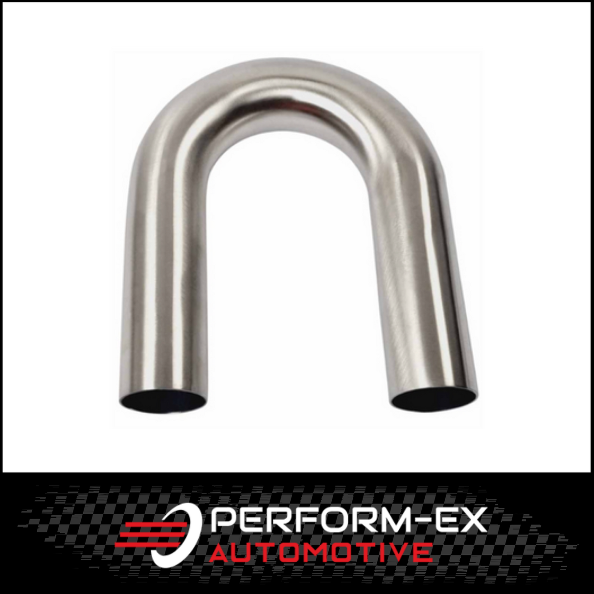 1.78" 48MM X 180 DEGREE MANDREL BEND 304 STAINLESS STEEL EXHAUST PIPE (SSB178180-304)