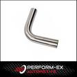 2" 51MM X 90 DEGREE MANDREL BEND 304 STAINLESS STEEL EXHAUST PIPE (SSB20090-304)