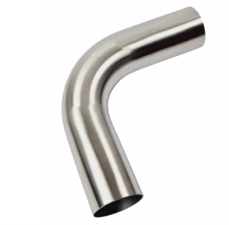 3" 76MM X 90 DEGREE MANDREL BEND 304 STAINLESS STEEL EXHAUST PIPE (SSB30090-304)