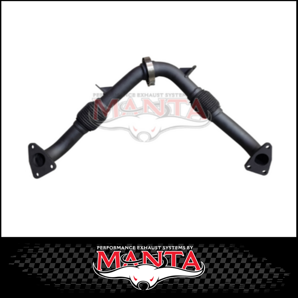 MANTA 1 7/8" CROSS OVER PIPE FITS TOYOTA LANDCRUISER VDJ79R 4.5L V8 2007-2025 (SSMBE294)