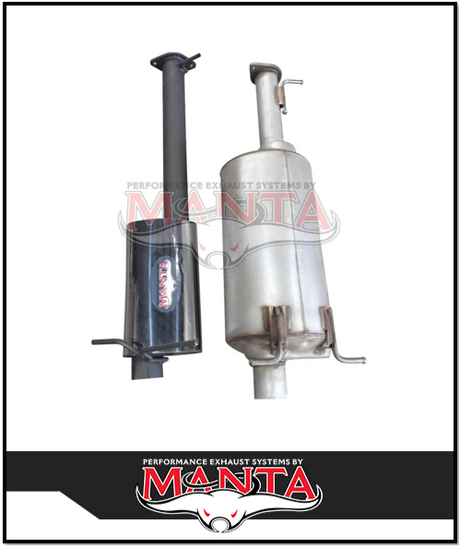 MANTA 3" STAINLESS STEEL CENTRE MUFFLER DELETE FITS RAM 1500 DT 5.7L V8 2020-ON
