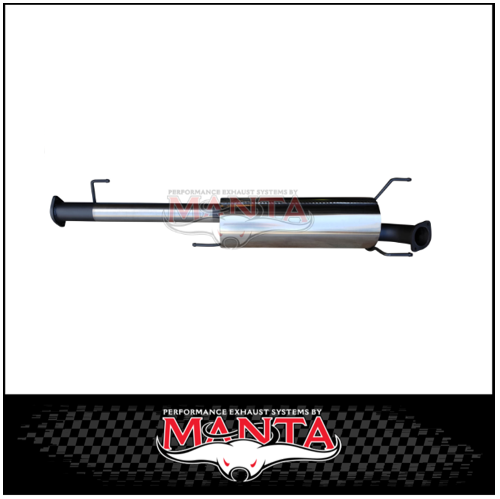 MANTA 3" STAINLESS STEEL TURBO BACK EXHAUST SYSTEM FITS TOYOTA PRADO KDJ120R KDJ150R 3.0L 4CYL 9/2007-9/2015 - NO CAT/2 MUFFLERS (SSMKTY0060)