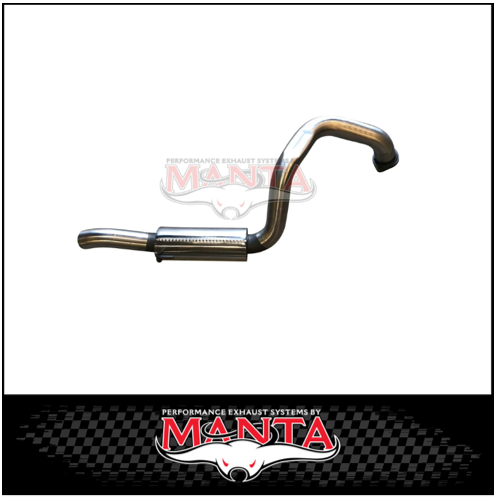 MANTA 3" STAINLESS STEEL TURBO BACK EXHAUST SYSTEM FITS TOYOTA PRADO KDJ120R KDJ150R 3.0L 4CYL 9/2007-9/2015 - NO CAT/2 MUFFLERS (SSMKTY0060)