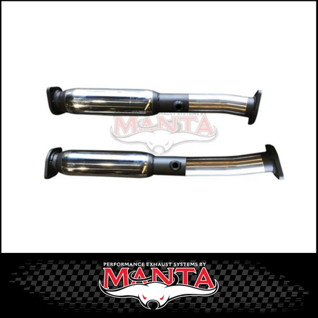 MANTA 2.5" CAT DELETES FIT NISSAN PATROL Y62 5.6L V8 2012-ON