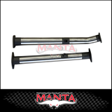 MANTA 2.5" CAT DELETES FIT NISSAN PATROL Y62 5.6L V8 2012-ON