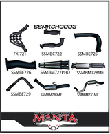 MANTA ENGINE BACK EXHAUST SYSTEM KIT FITS CHEVROLET SILVERADO 1500 ZR1 6.2L V8 (SSMKCH0003)