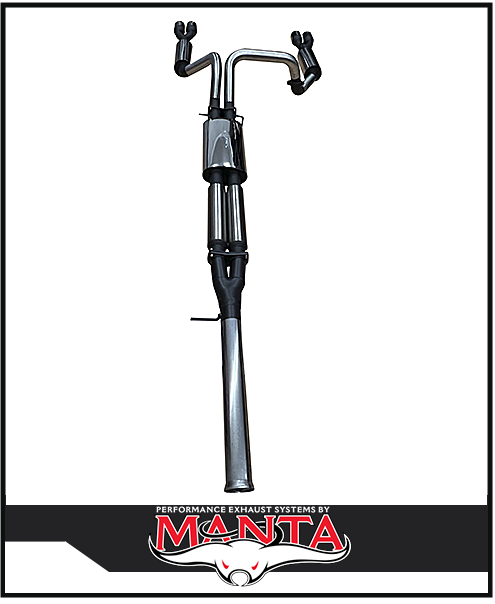 MANTA CATBACK EXHAUST SYSTEM WITH QUAD TIPS FITS CHEVROLET SILVERADO 1500 ZR1 6.2L V8 (SSMKCH0011)