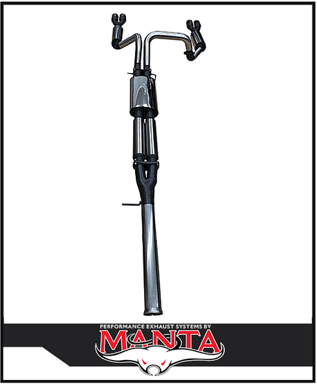 MANTA CATBACK EXHAUST SYSTEM WITH QUAD TIPS FITS CHEVROLET SILVERADO 1500 ZR1 6.2L V8 (SSMKCH0011)