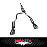 MANTA CATBACK EXHAUST SYSTEM WITH QUAD TIPS FITS CHEVROLET SILVERADO 1500 ZR1 6.2L V8 (SSMKCH0011)