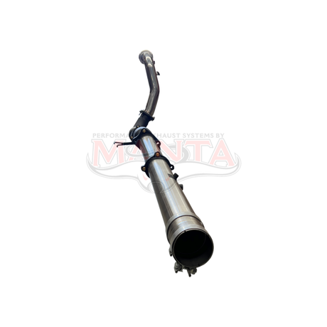 MANTA TURBO BACK 4" EXHAUST SYSTEM SUITS OEM TAILPIPE (DPF DELETE) FITS CHEVROLET SILVERADO 2500 HD LTZ 6.6L TD V8 - NO CAT/P