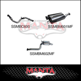 MANTA 3" STAINLESS STEEL TURBO BACK EXHAUST SYSTEM FITS FORD TERRITORY SZ 2.7L TD (SSMKFD0019)