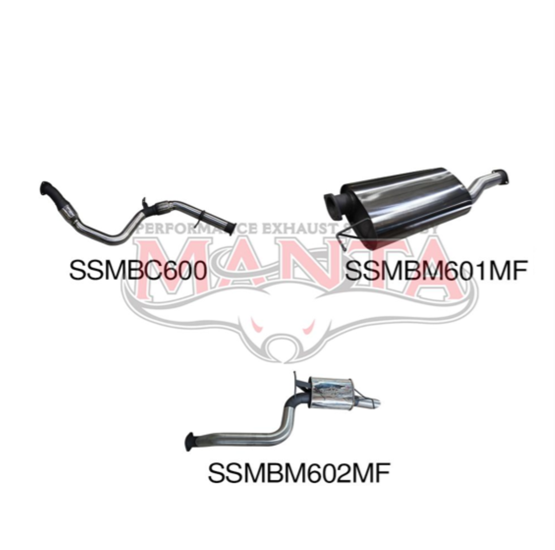 MANTA 3" STAINLESS STEEL TURBO BACK EXHAUST SYSTEM FITS FORD TERRITORY SZ 2.7L TD (SSMKFD0019)