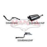 MANTA 3" STAINLESS STEEL TURBO BACK EXHAUST SYSTEM FITS FORD TERRITORY SZ 2.7L TD (SSMKFD0019)
