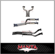 MANTA 2.5" DUAL CATBACK EXHAUST SYSTEM WITH HOTDOG/MUFFLER FITS FORD FALCON BA BF RTV UTE V8 (SSMKFD0164)