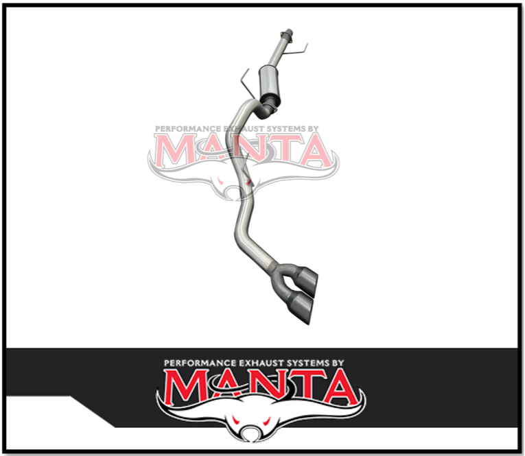 MANTA 3" CAT BACK EXHAUST SYSTEM FITS FORD F150 3.5L V6 SWB & LWB 2023-ON (SSMKFD0333)