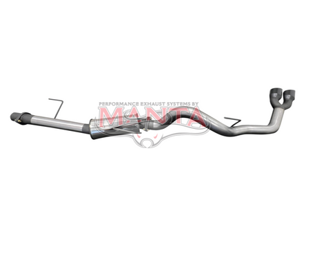MANTA 3" CAT BACK EXHAUST SYSTEM FITS FORD F150 3.5L V6 SWB & LWB 2023-ON (SSMKFD0333)