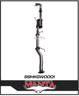 MANTA 3" STAINLESS STEEL CAT BACK EXHAUST SYSTEM FITS GWM TANK 300 2.0L 4CYL 2023-ON (SSMKGW0001)