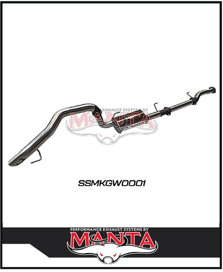 MANTA 3" STAINLESS STEEL CAT BACK EXHAUST SYSTEM FITS GWM TANK 300 2.0L 4CYL 2023-ON (SSMKGW0001)