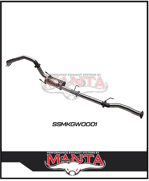 MANTA 3" STAINLESS STEEL CAT BACK EXHAUST SYSTEM FITS GWM TANK 300 2.0L 4CYL 2023-ON (SSMKGW0001)