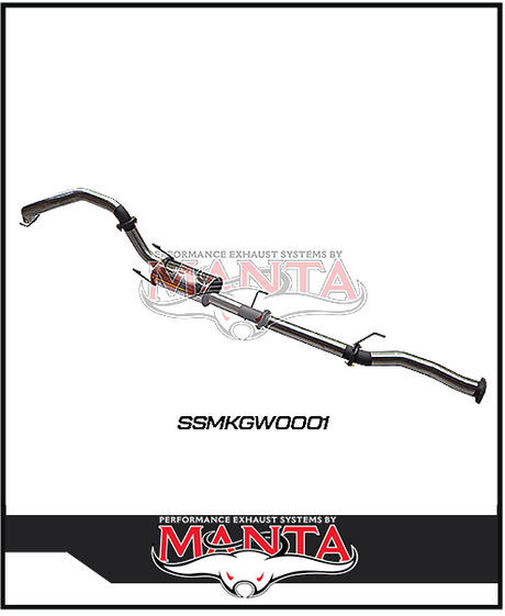 MANTA 3" STAINLESS STEEL CAT BACK EXHAUST SYSTEM FITS GWM TANK 300 2.0L 4CYL 2023-ON (SSMKGW0001)