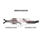 MANTA CATBACK EXHAUST SYSTEM FITS HOLDEN COMMODORE VT VX VY VZ 5.7L 6.0L V8 SEDAN (SSMKHN0115)