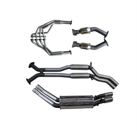 MANTA ENGINE BACK STAINLESS STEEL EXHAUST SYSTEM FITS HOLDEN COMMODORE VT VX VY VZ 5.7L 6.0L V8 SEDAN (SSMKHN0125)