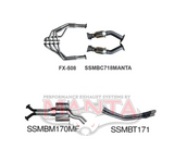 MANTA ENGINE BACK STAINLESS STEEL EXHAUST SYSTEM FITS HOLDEN COMMODORE VT VX VY VZ 5.7L 6.0L V8 SEDAN (SSMKHN0126)
