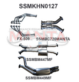 MANTA ENGINE BACK EXHAUST SYSTEM FITS HOLDEN COMMODORE VT VX VY VZ 5.7L 6.0L V8 SEDAN (SSMKHN0127)