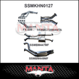 MANTA ENGINE BACK EXHAUST SYSTEM FITS HOLDEN COMMODORE VT VX VY VZ 5.7L 6.0L V8 SEDAN (SSMKHN0127)