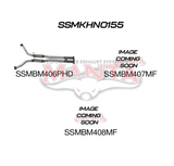 MANTA 2.5" DUAL CATBACK EXHAUST SYSTEM FITS HOLDEN MONARO VZ 5.7L V8 COUPE - HOTDOG/MUFFLER (SSMKHN0155)