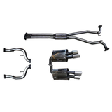 MANTA 2.5" CAT BACK STAINLESS STEEL EXHAUST SYSTEM FITS HOLDEN COMMODORE VE VF 6.0L 6.2L V8 SEDAN/WAGON (SSMKHN0167)