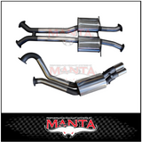MANTA 3" DUAL CATBACK EXHAUST SYSTEM FITS HOLDEN COMMODORE VU VY VZ 5.7L 6.0L V8 UTE (SSMKHN0238)