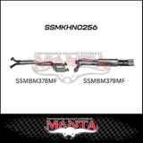 MANTA 2.5" DUAL CAT BACK STAINLESS STEEL EXHAUST SYSTEM FITS HOLDEN COMMODORE VY VZ V8 ONE TONNER (SSMKHN0256)