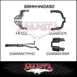 MANTA ENGINE BACK EXHAUST SYSTEM FITS HOLDEN COMMODORE VE VF 6.0L 6.2L V8 SEDAN/WAGON (SSMKHN0330)