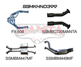 MANTA ENGINE BACK EXHAUST SYSTEM FITS HOLDEN COMMODORE VT VX VY VZ 5.7L 6.0L V8 SEDAN (SSMKHN0399)