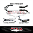 MANTA ENGINE BACK EXHAUST SYSTEM FITS HOLDEN COMMODORE VT VX VY VZ 5.7L 6.0L V8 SEDAN (SSMKHN0400)